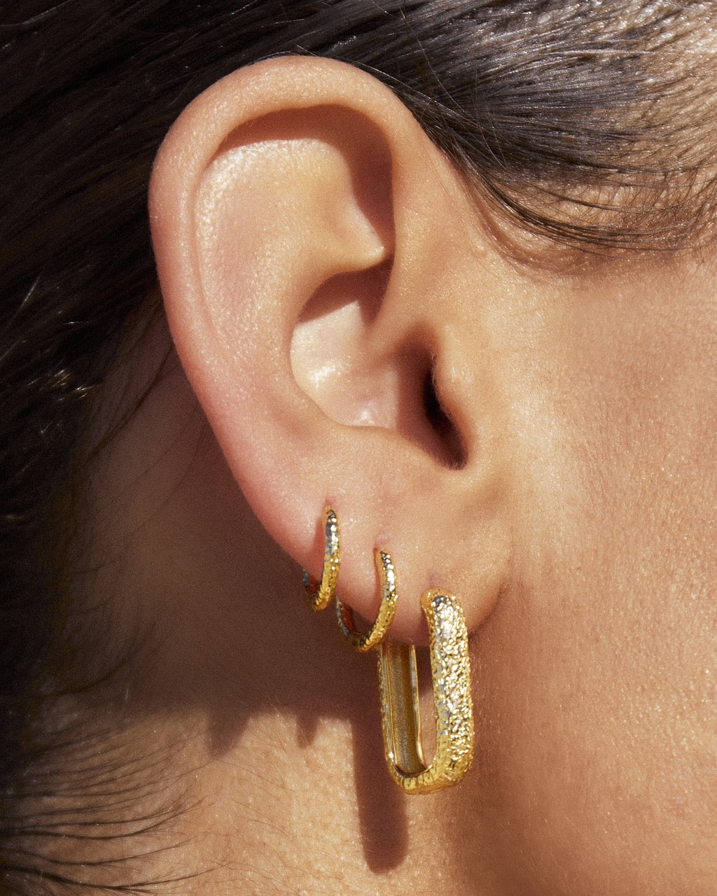 Farrah Gold Link Earrings