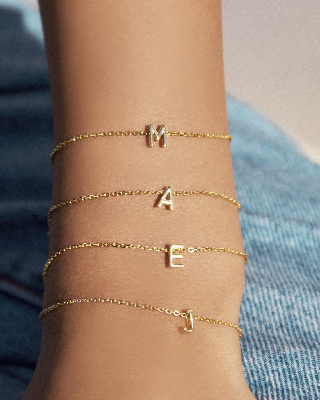 Say My Name Bracelet - Gold