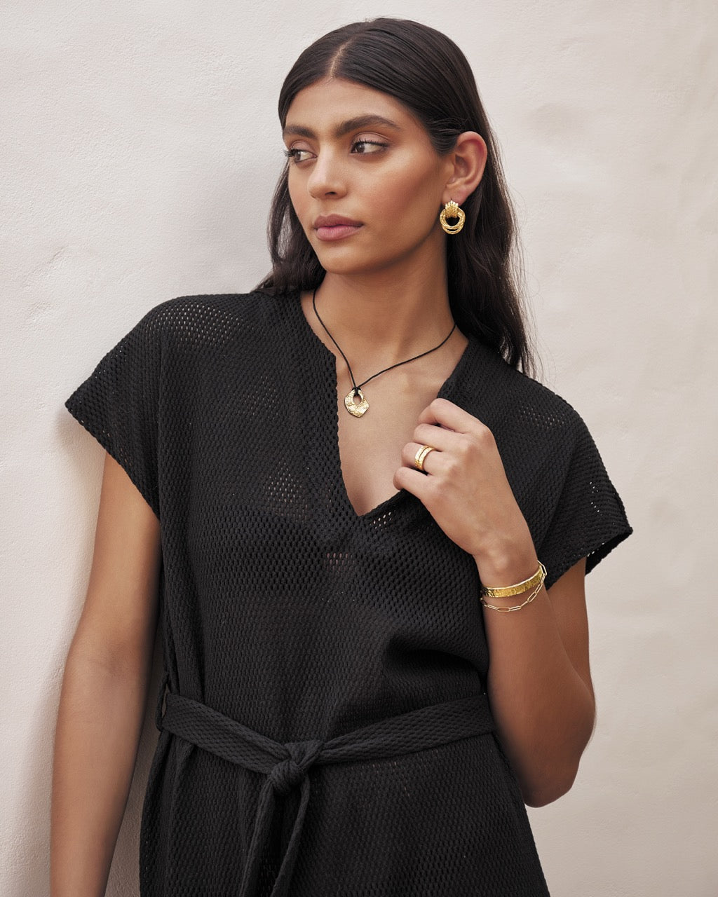 Piza Dress - Liquorice