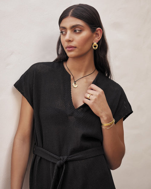 Piza Dress - Liquorice