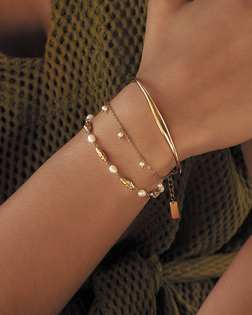 Madison Gold Cuff Bracelet