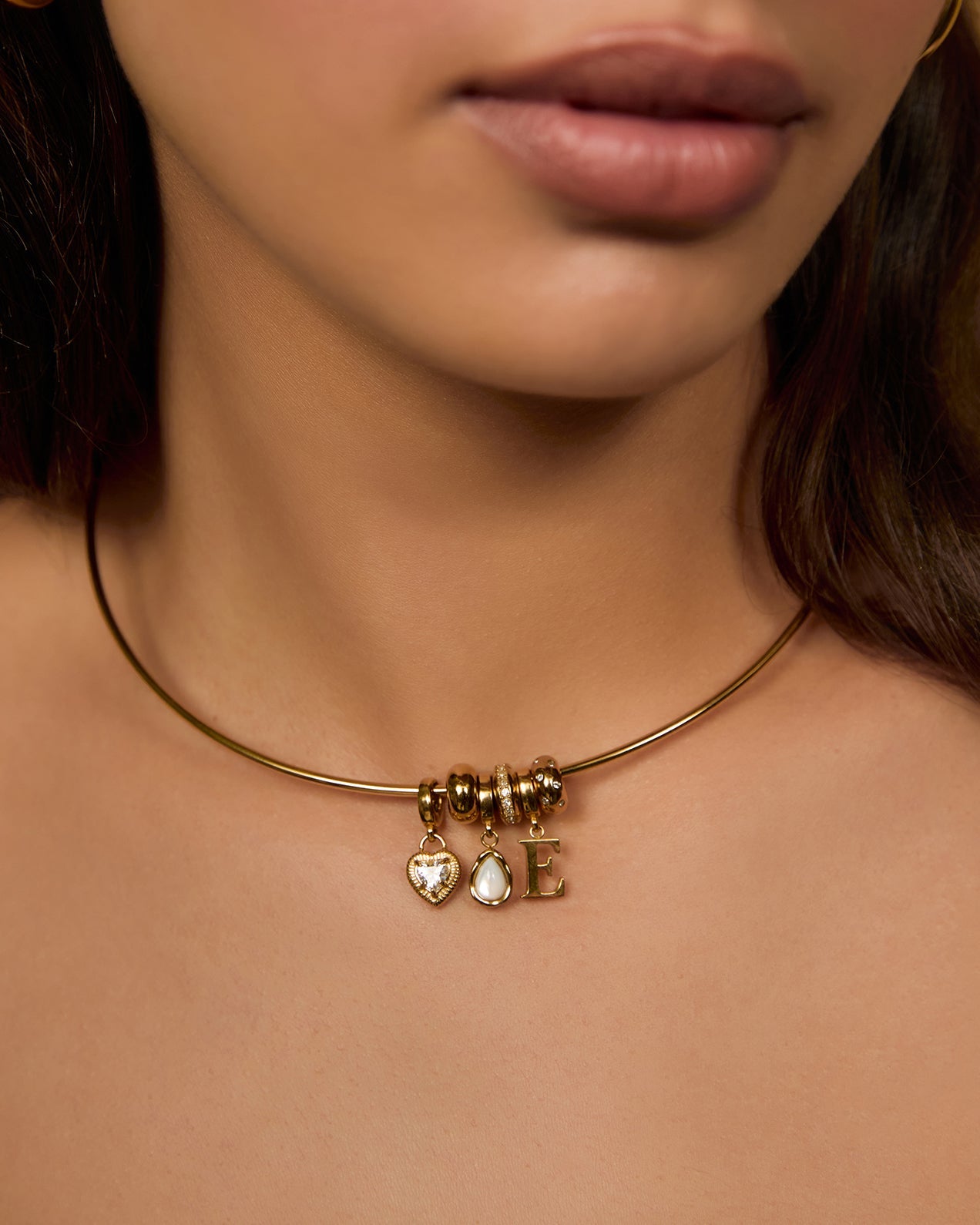 Storm Gold Collar Necklace