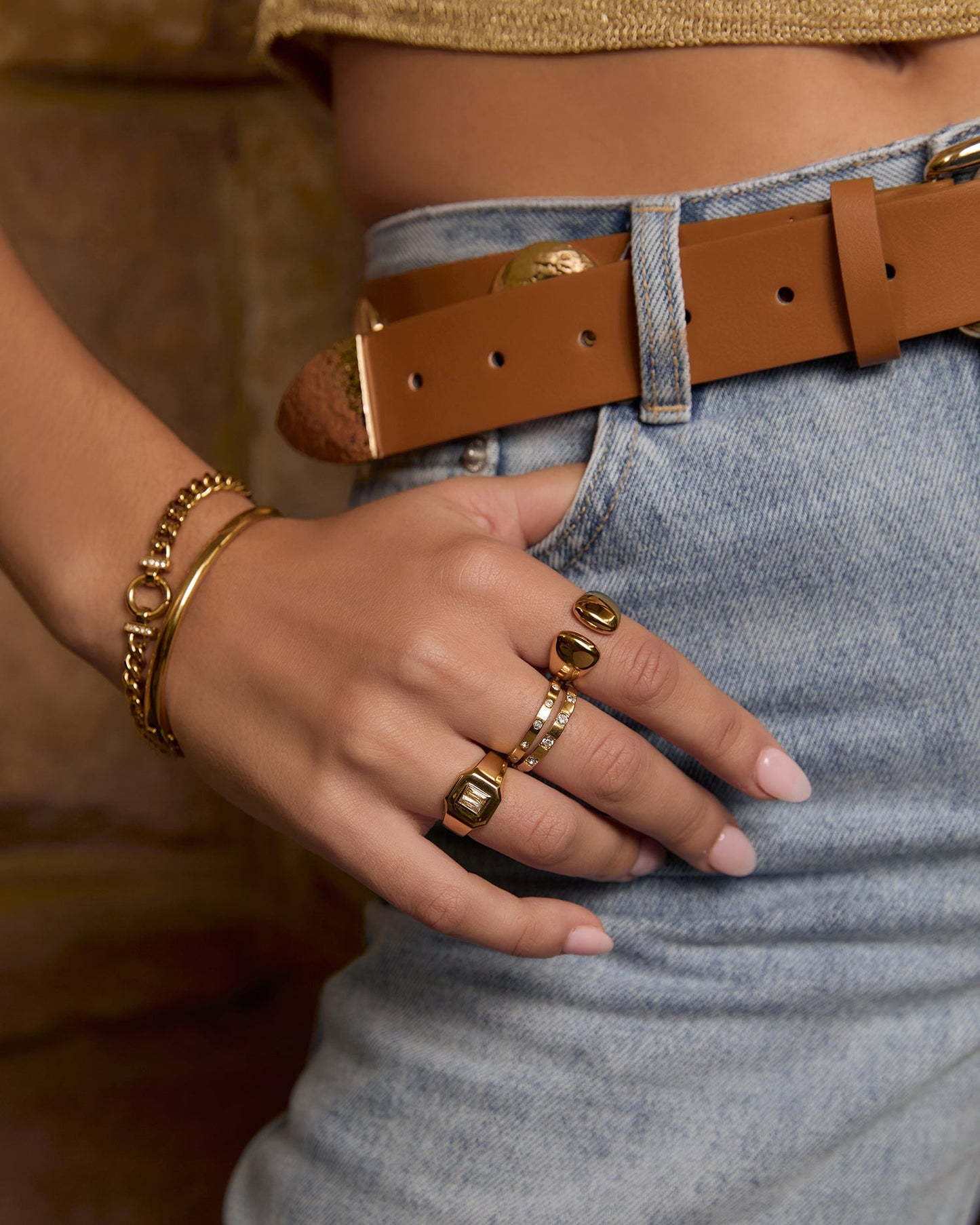 Beau Gold Ring