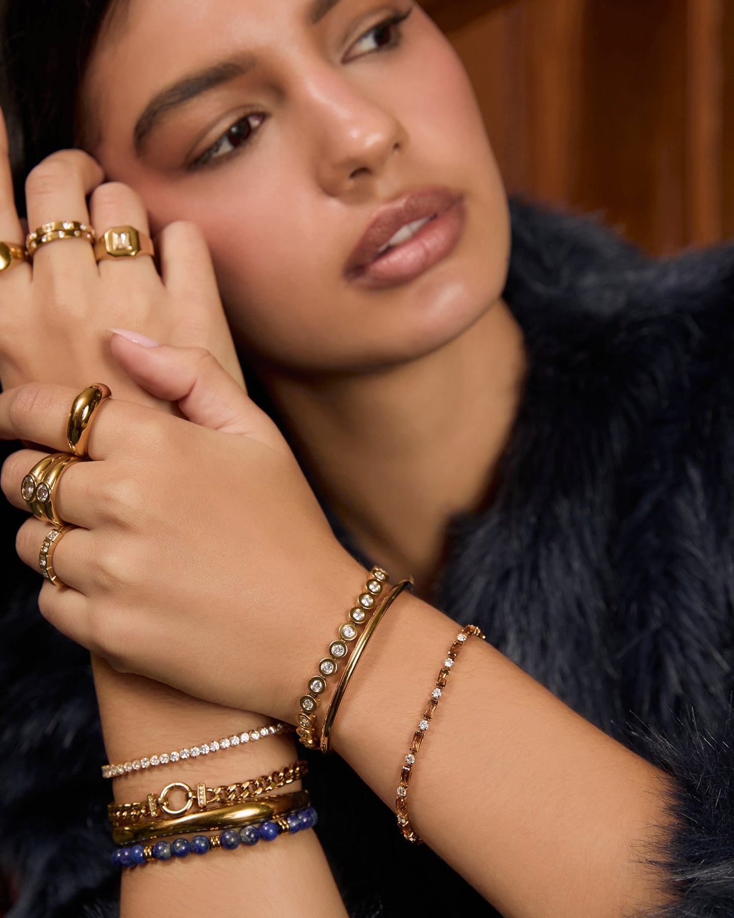 Raven Gold Bracelet