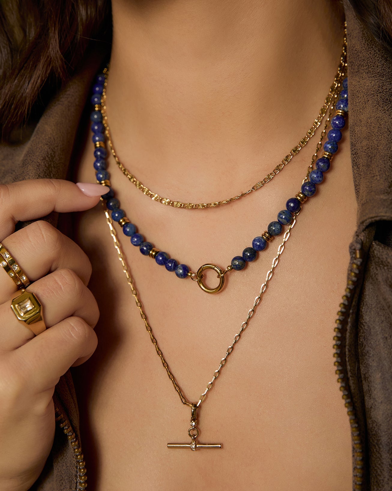 Tallulah Necklace - Lapis Lazuli