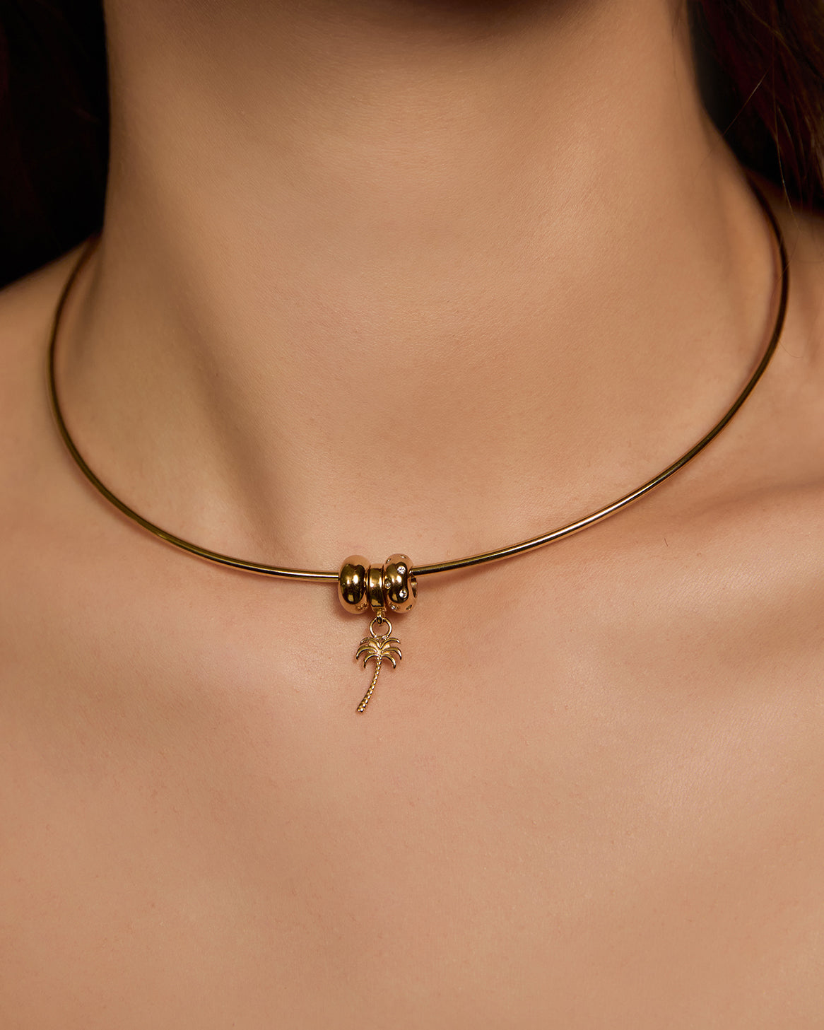 Storm Gold Collar Necklace
