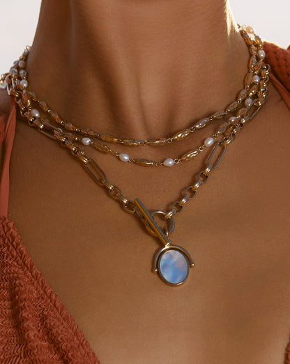 Delilah Spinner Necklace - Lapis Lazuli