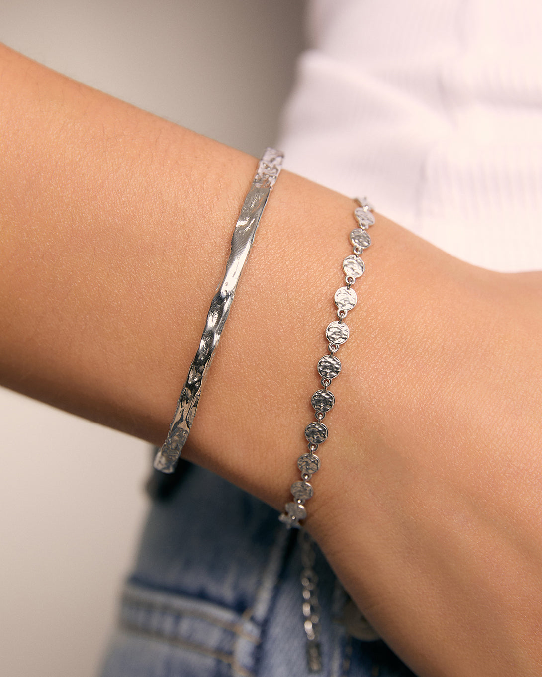 Atlas Silver Bracelet
