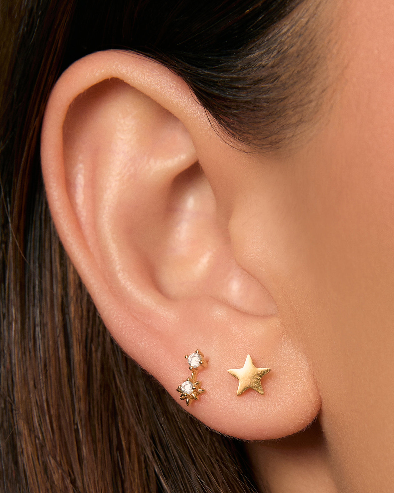 Stardust Gold Single Earring