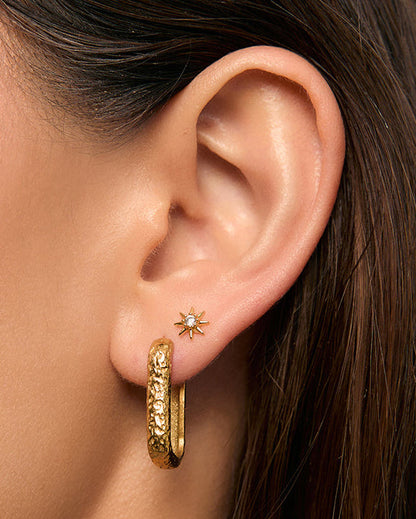 Farrah Gold Link Earrings