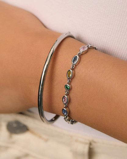 Isadora Silver Bracelet - Multi