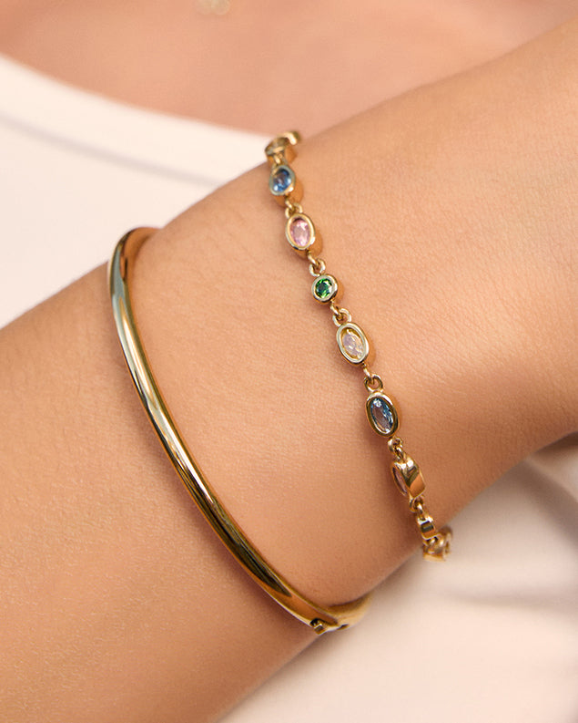 Isadora Gold Bracelet - Multi