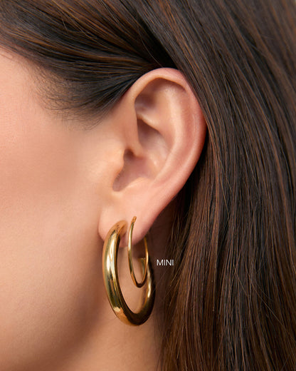Maddy Gold Hoop Earrings