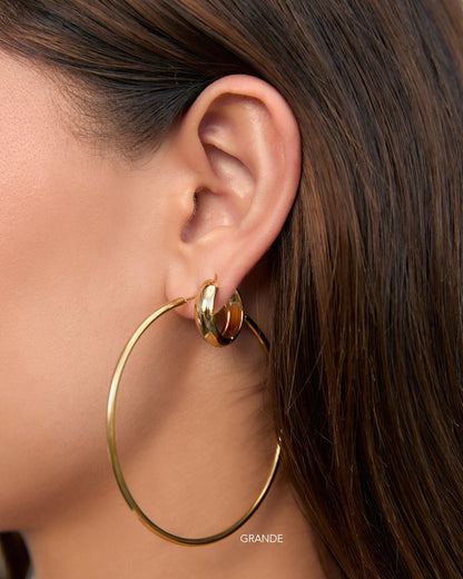 Maddy Gold Hoop Earrings