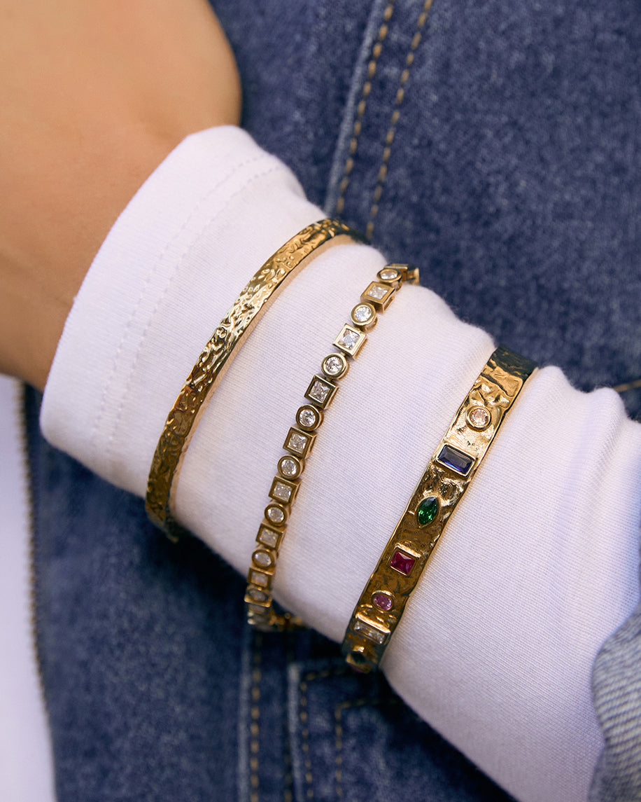 Tinka Gold Bracelet - Stone