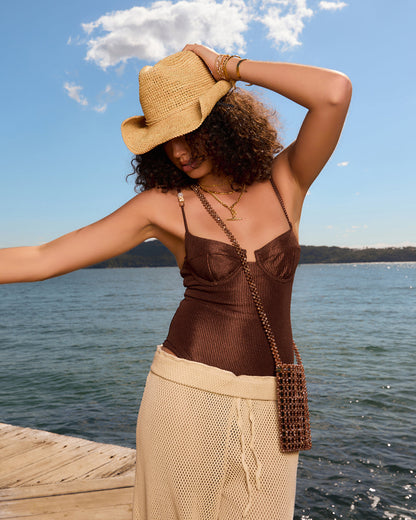 Coachella Phone Bag - Natural