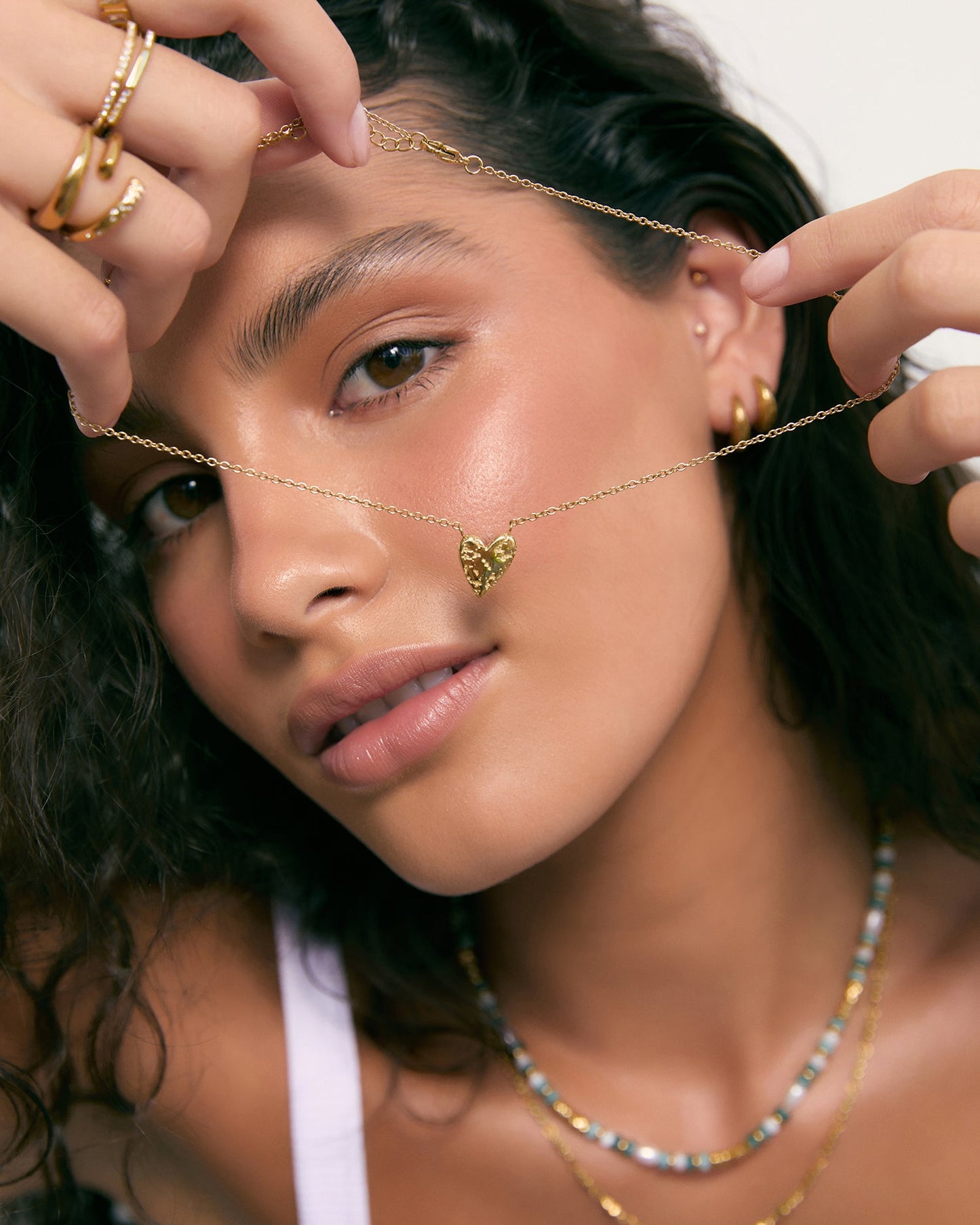 Honey Heart Necklace