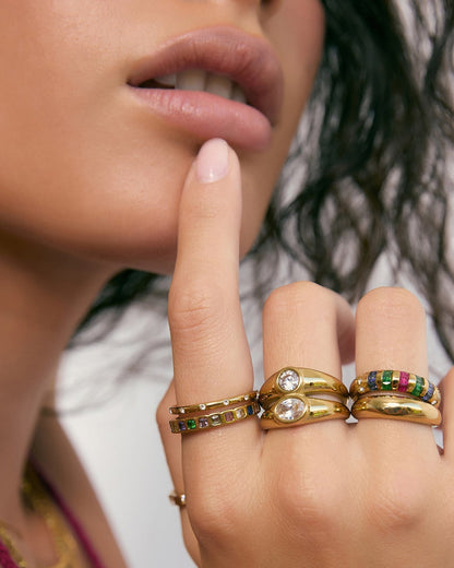 Quinn Gold Ring - Multi