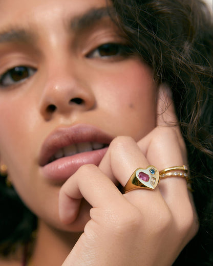 Bisou Heart Ring