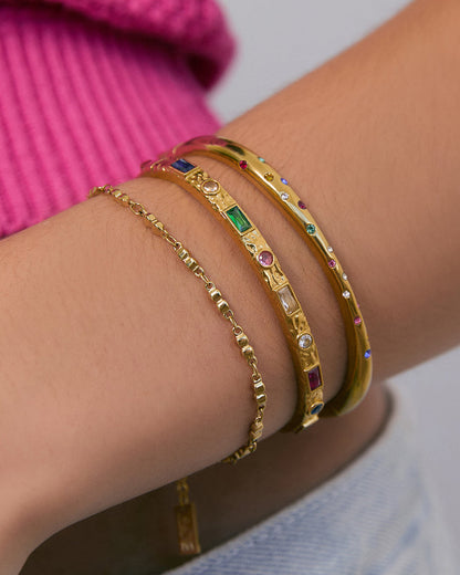 Eden Gold Cuff - Multi