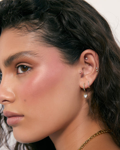 Sugar Gold Huggie Earrings