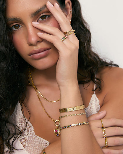 Olivia Gold Cuff Bracelet