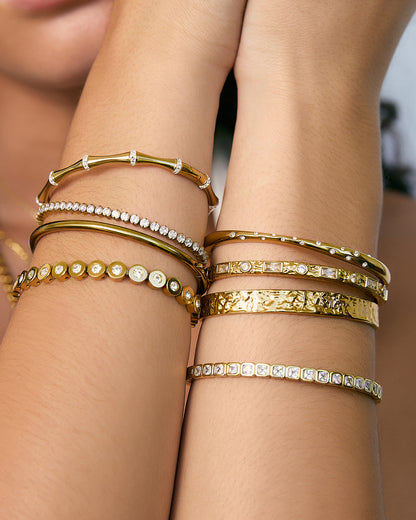 Olivia Gold Cuff Bracelet