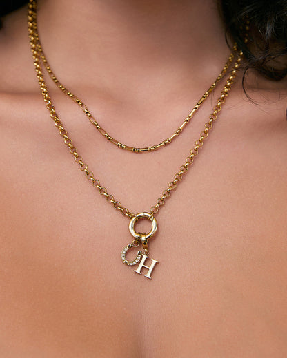 Lucky Horseshoe Charm - Gold