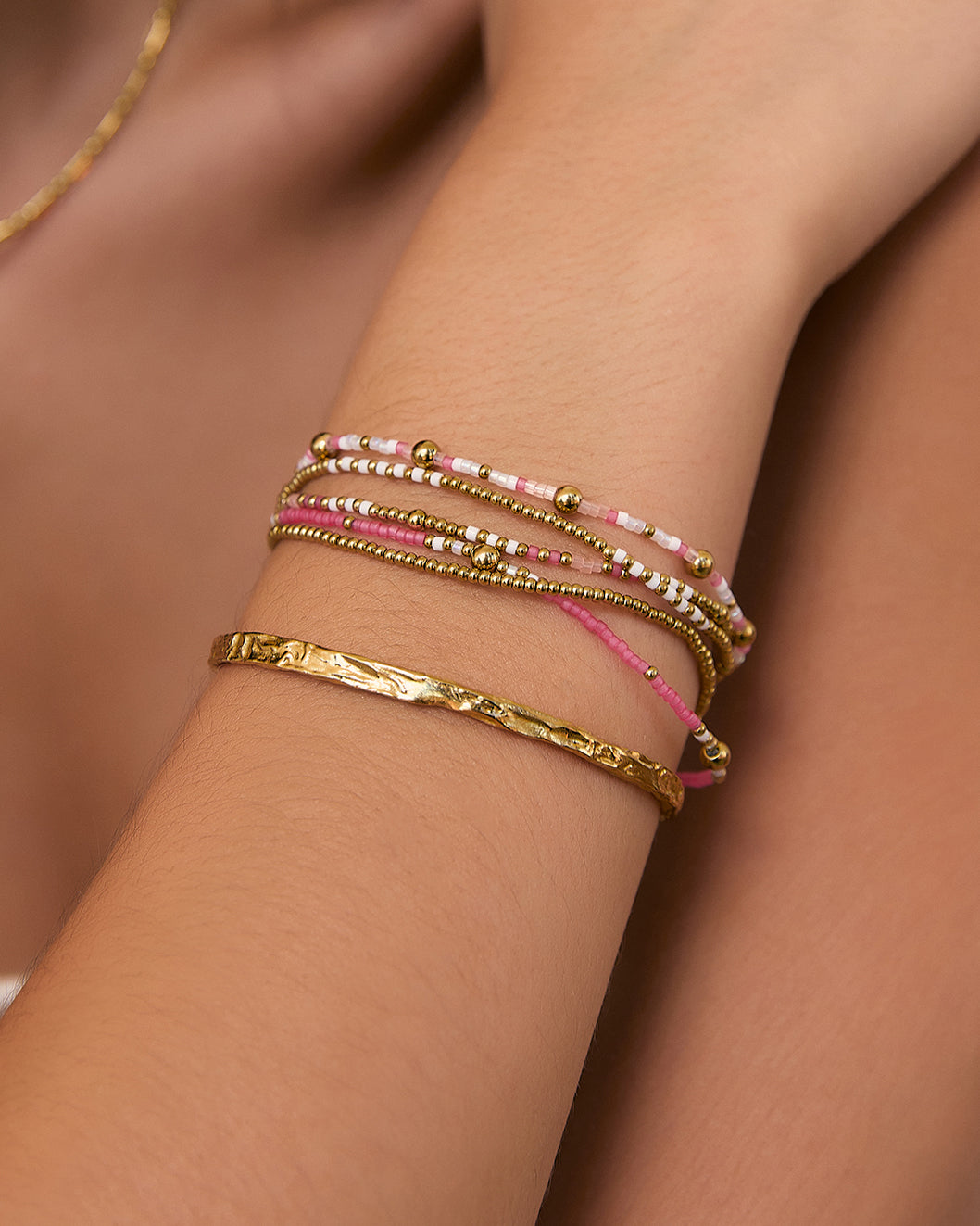 Henne Bracelet Stack - Bubblegum