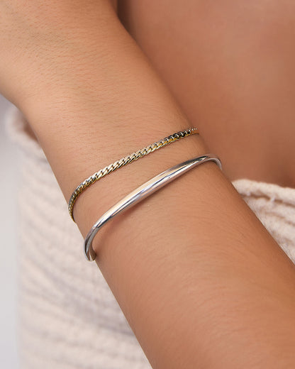 Dominique Bracelet - Two Tone