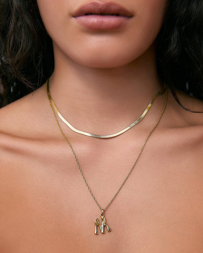Luxe Letter Necklace Stack