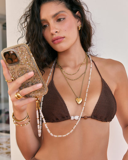 Cruz Phone Chain - Crystal