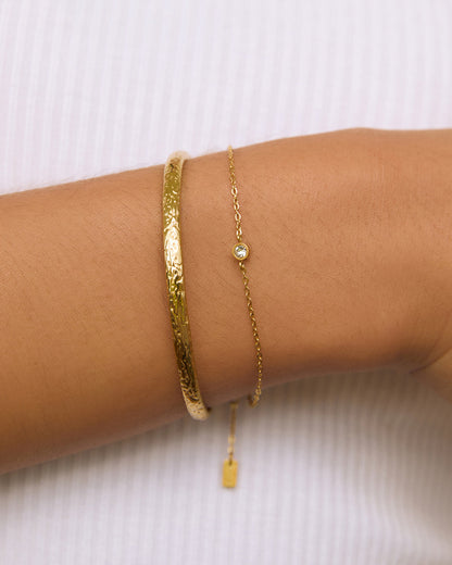 Stevie Gold Cuff Bracelet
