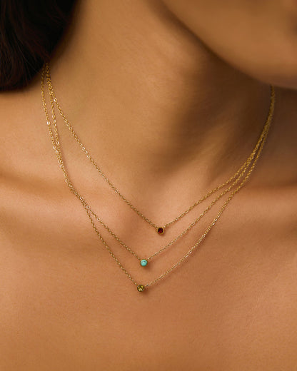 Mini Birthstone Necklace