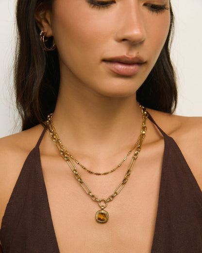 Mason Necklace - Tiger's Eye