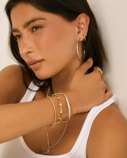 Madison Silver Cuff Bracelet