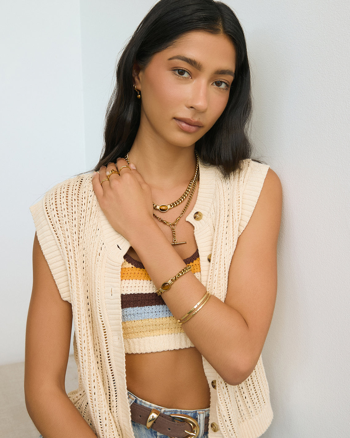 Odette Bracelet - Tigers Eye