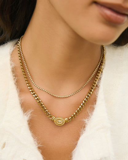 Charlize Tennis Necklace