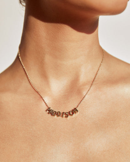 Say My Name Charm Necklace