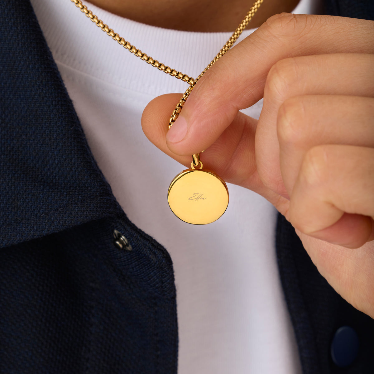 Traditional Zodiac Coin Necklace (Gold)