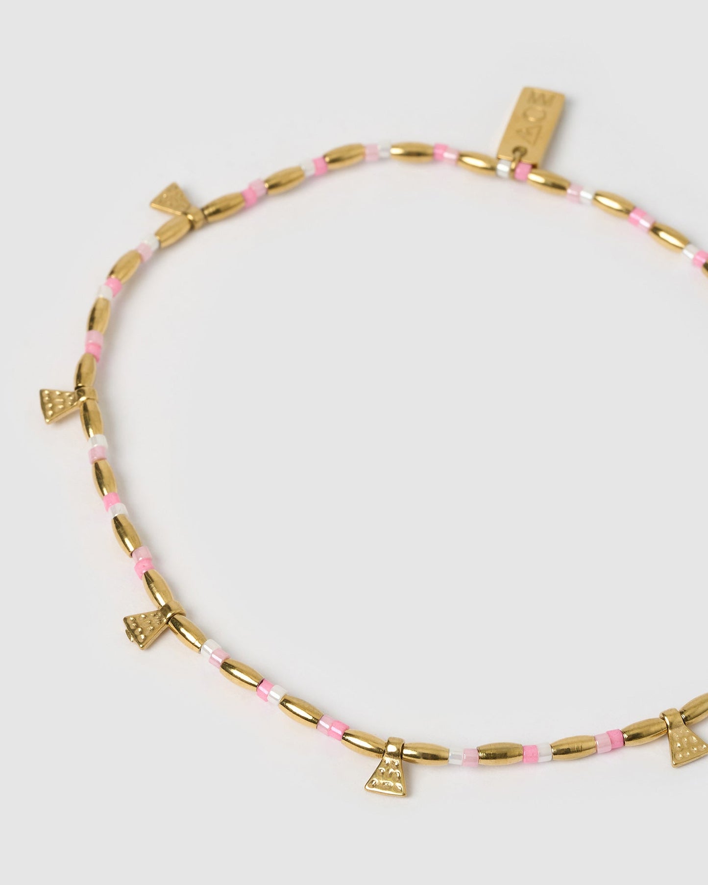Natalia Gold Anklet - Peony