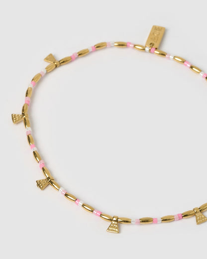 Natalia Gold Anklet - Peony