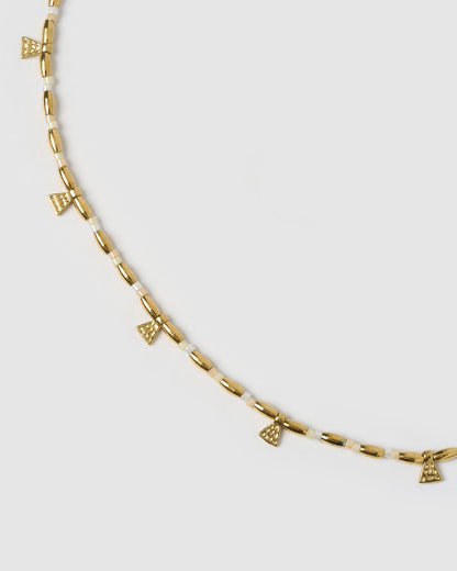 Natalia Gold Necklace - Vanilla