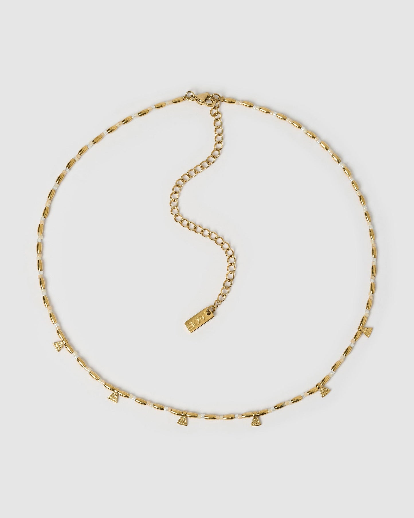 Natalia Gold Necklace - Vanilla