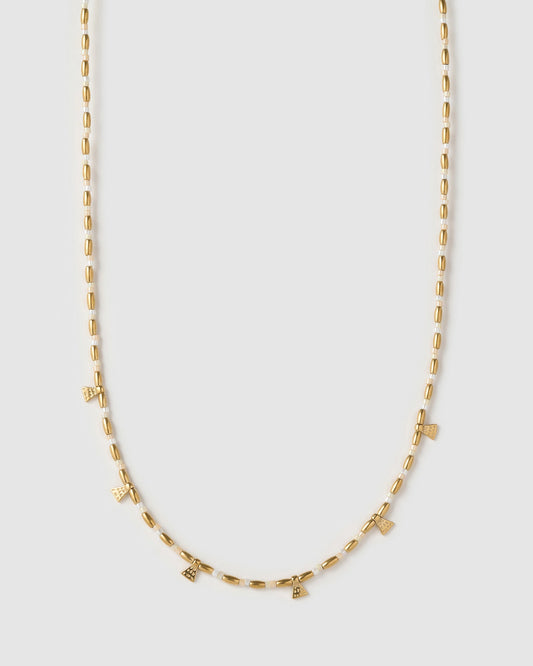Natalia Gold Necklace - Vanilla