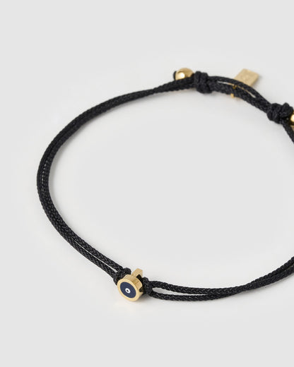 Nazar Men's Rope Bracelet - Graphite