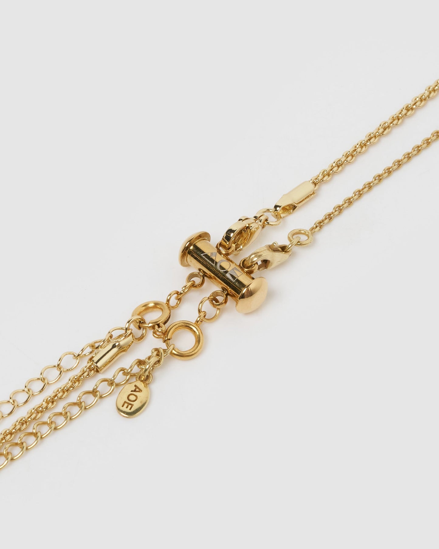 Necklace Stacking Clasp - Gold