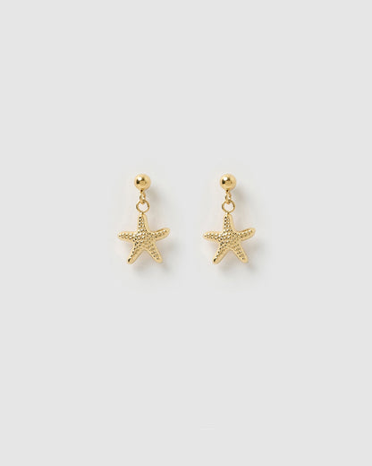 Neptune Gold Earrings