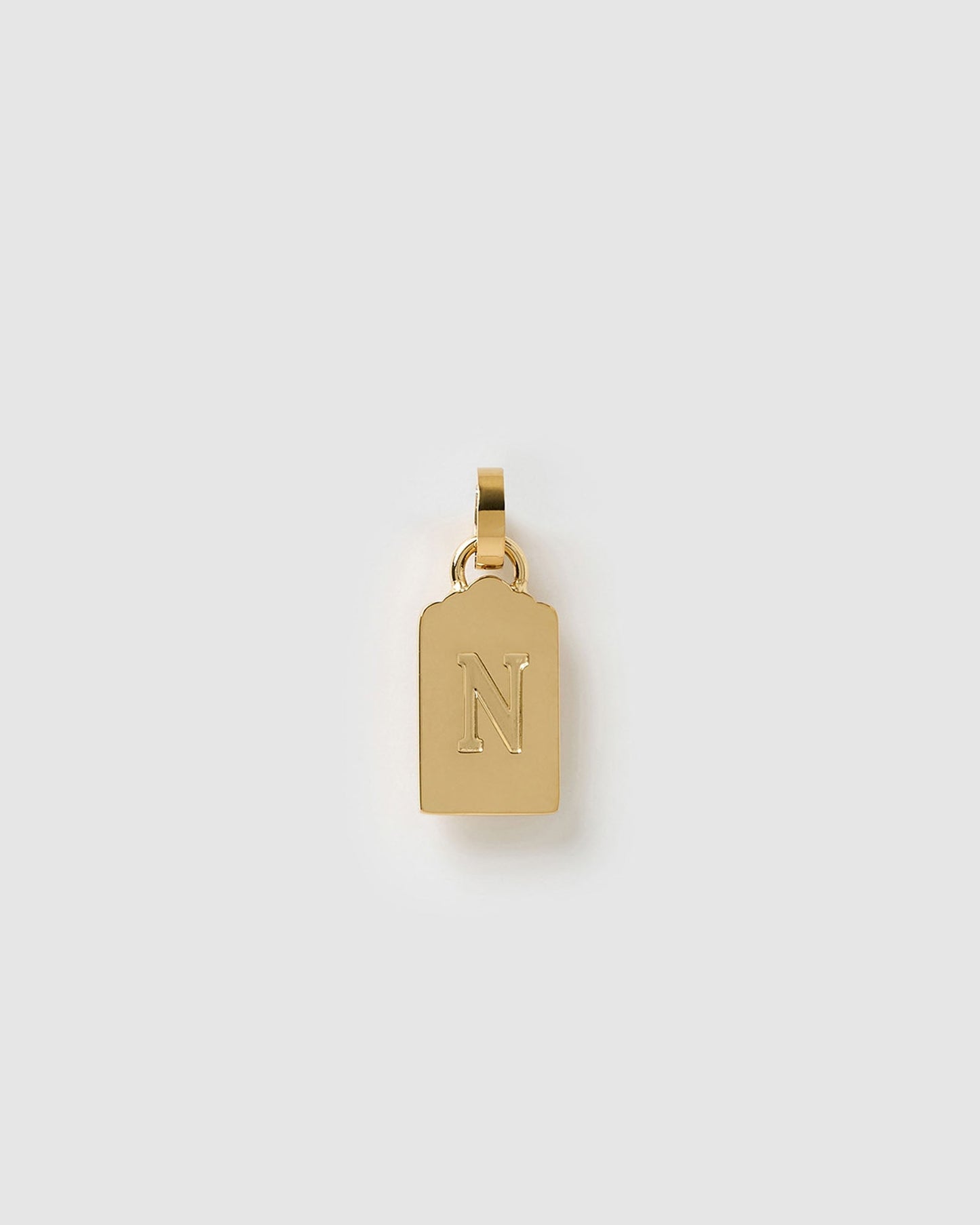 Letter Tag Charm