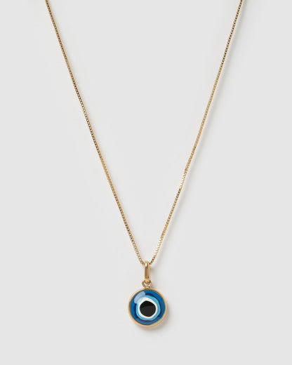 Occhio Gold Charm Necklace